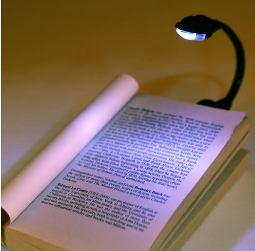 LED Clip-On Reading Light – Portable Book Lamp for Night Reading