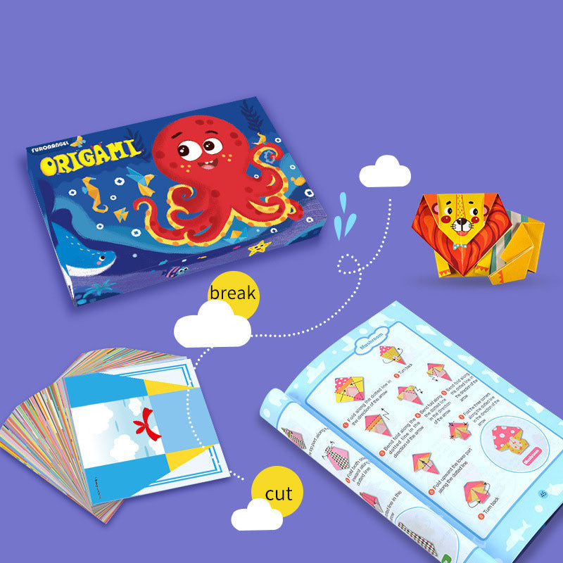Children's Paper-Cutting Craft Kit – Montessori Hand-Eye Coordination Toy