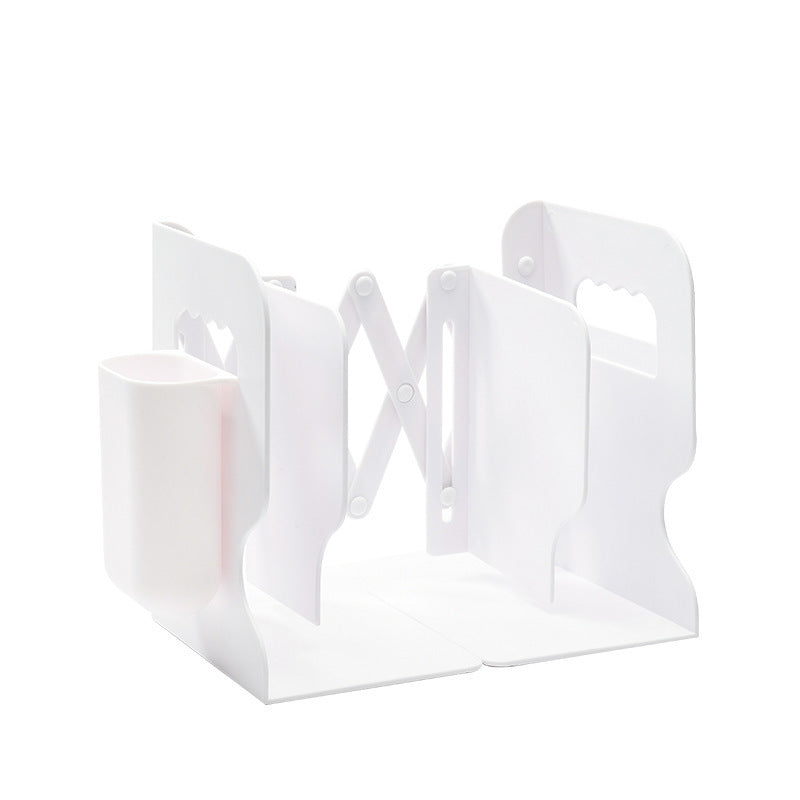 Retractable Bookends for Shelves