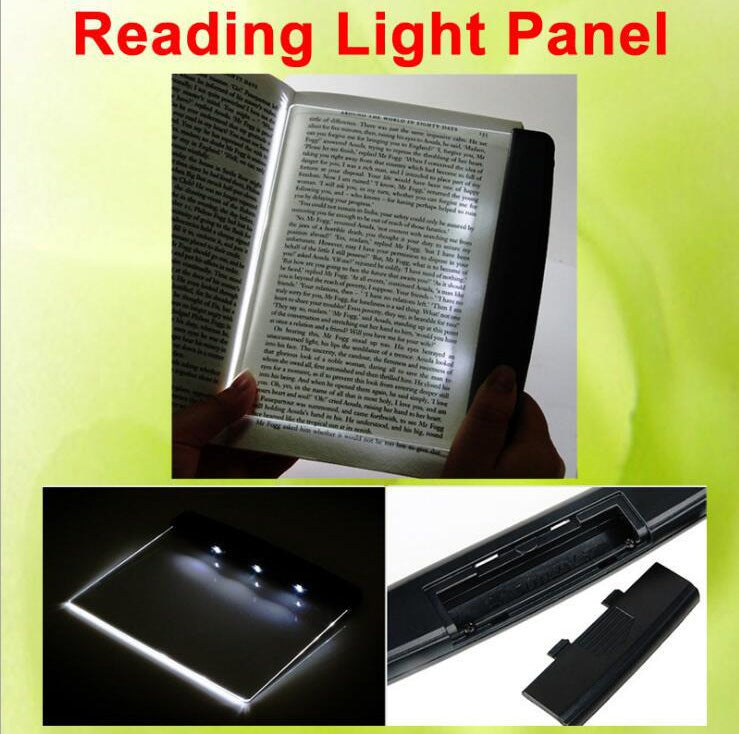 LED Flat Panel Bookmark Reading Light – Portable, Eye-Care Night Lamp for Books & Study