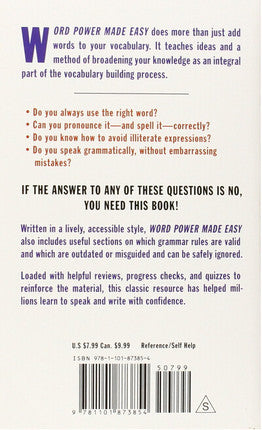 Word Power Made Easy by Norman Lewis – Vocabulary Builder in English