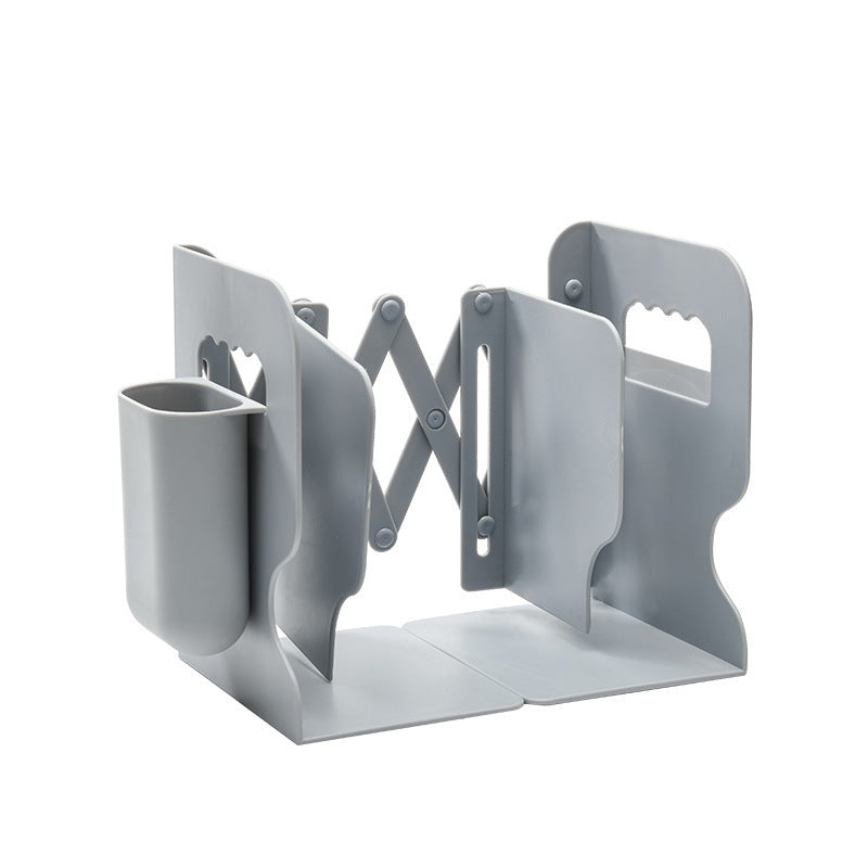 Retractable Bookends for Shelves
