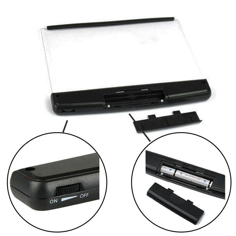LED Flat Panel Bookmark Reading Light – Portable, Eye-Care Night Lamp for Books & Study