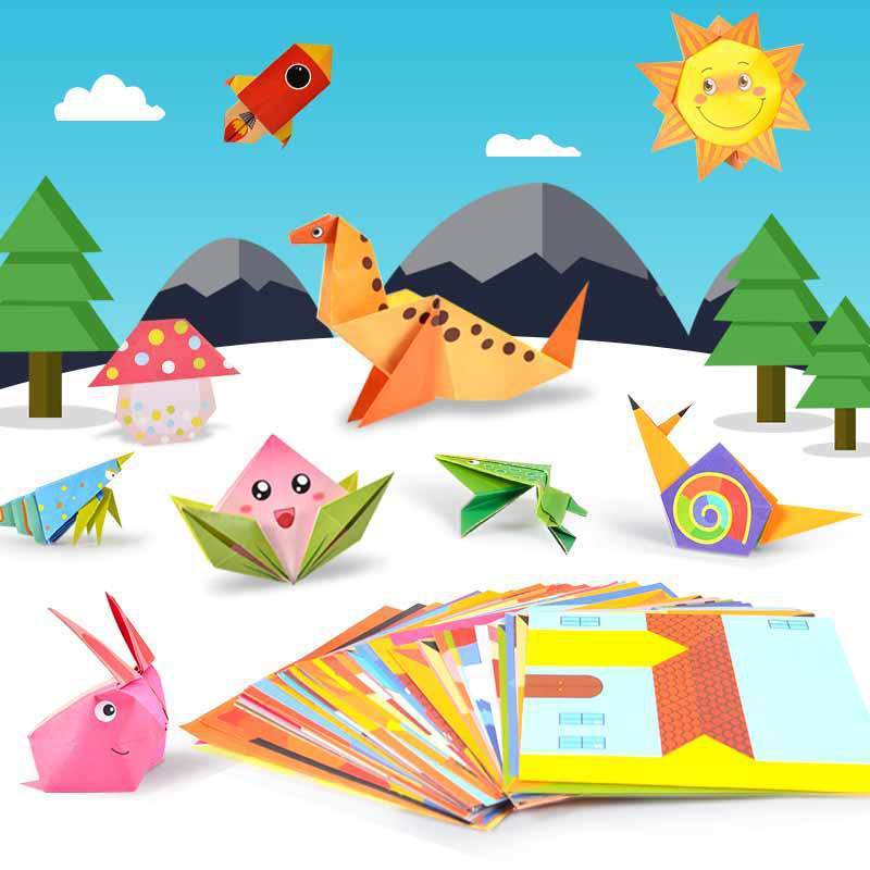Children's Paper-Cutting Craft Kit – Montessori Hand-Eye Coordination Toy Origami