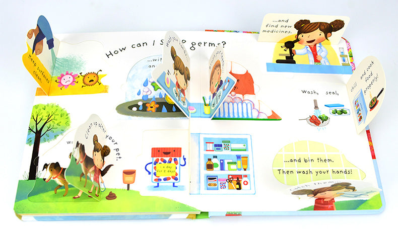 Usborne Lift-the-Flap Science Q&A Book – Montessori Educational Learning Toy for Curious Kids Age 3+
