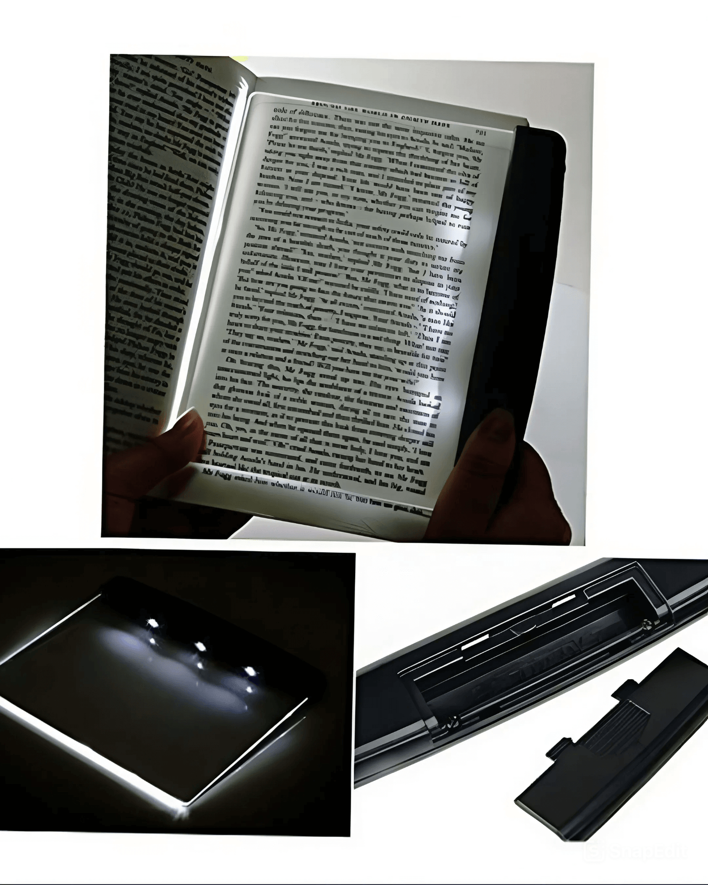 LED Flat Panel Bookmark Reading Light – Portable, Eye-Care Night Lamp for Books & Study