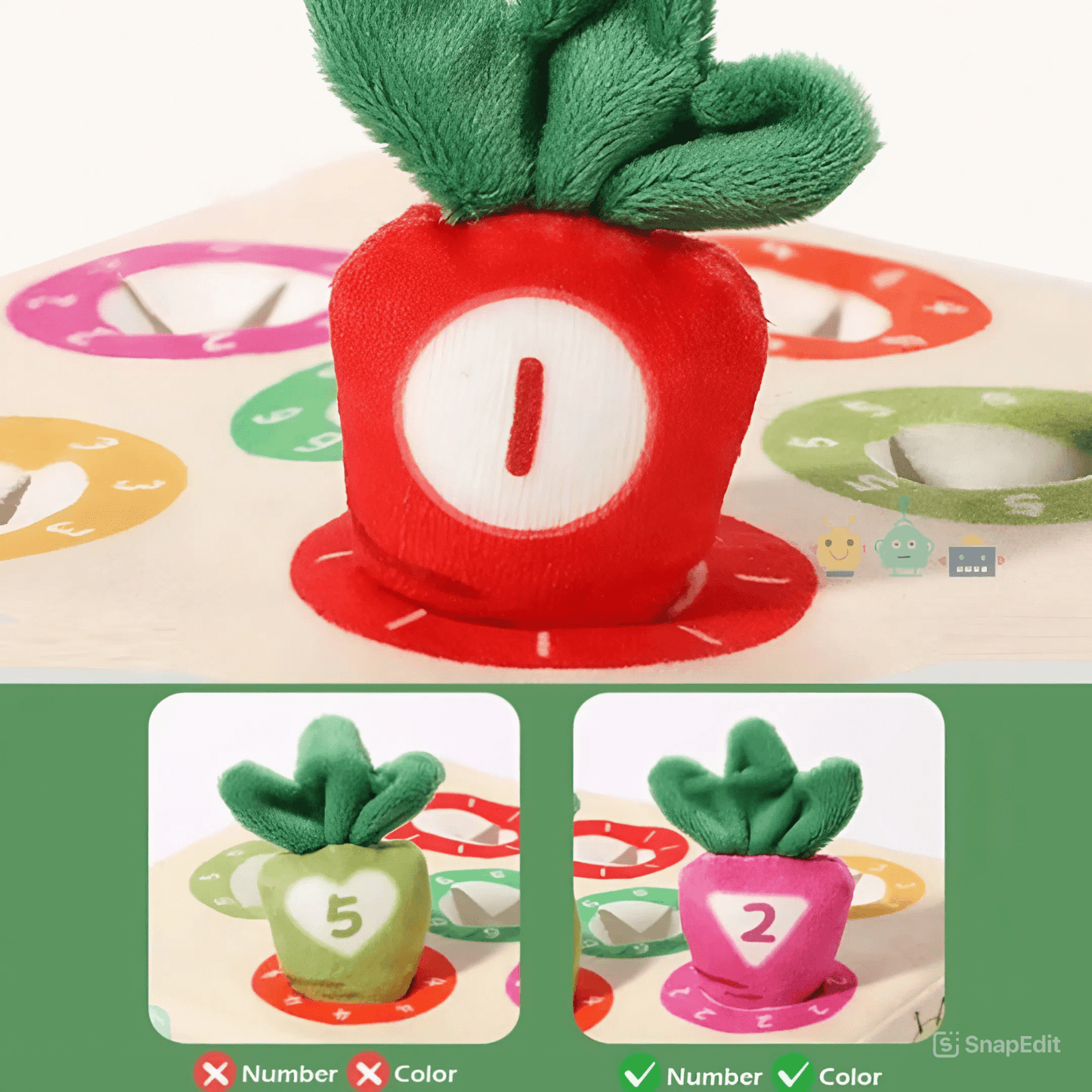 Montessori Baby Color Learning Toy – Fine Motor & Sensory Play (0–3Y)