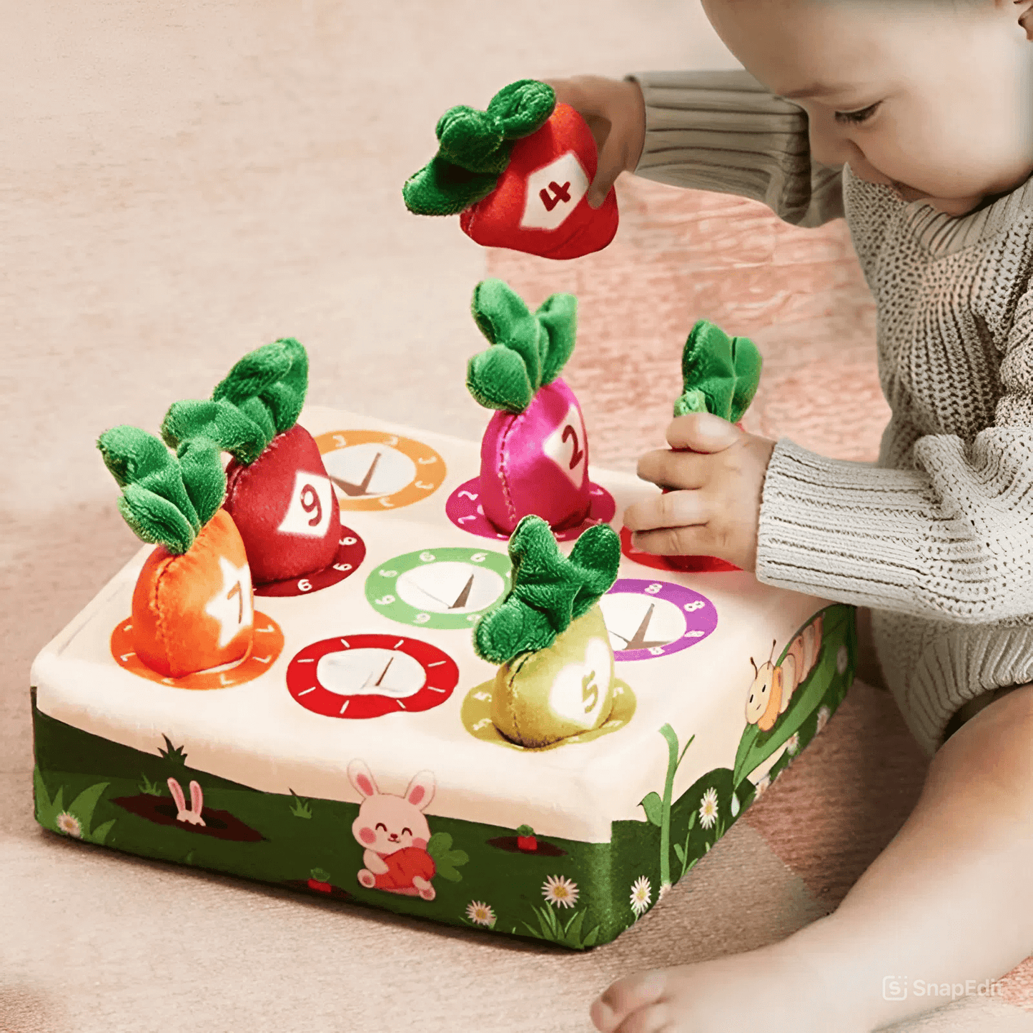 Montessori Baby Color Learning Toy – Fine Motor & Sensory Play (0–3Y)