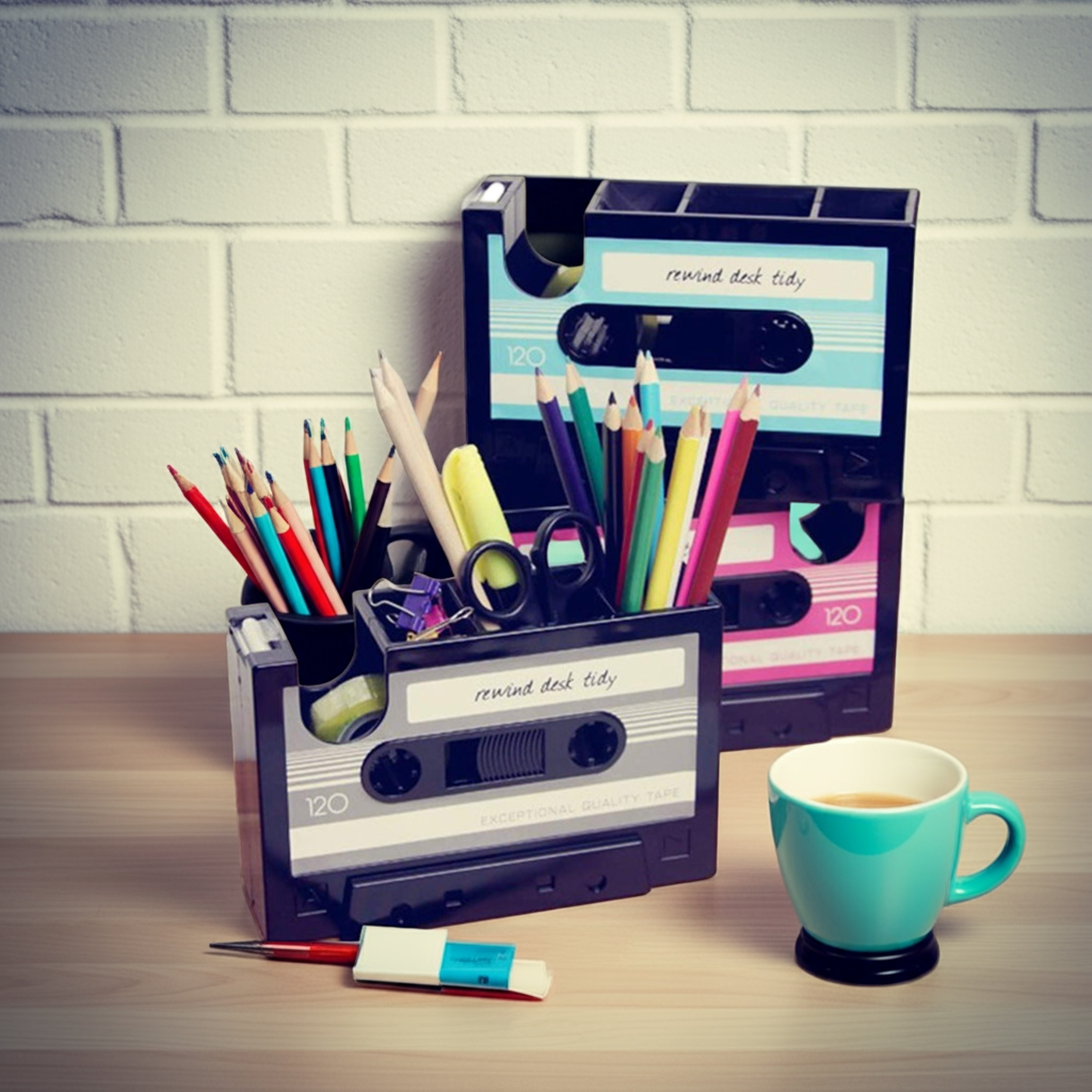 Multifunctional Desktop Pen Holder & Stationery Organizer Box – Small Size