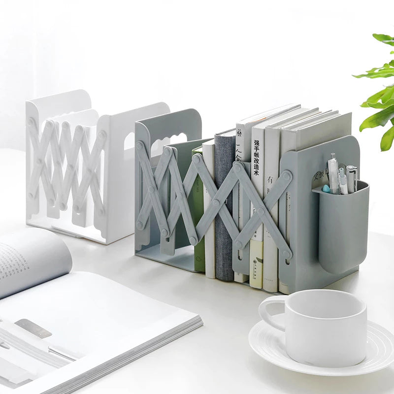 Retractable Bookends for Shelves Shop Now Book Organizer