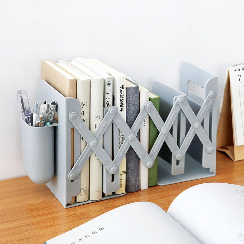 Retractable Bookends for Shelves