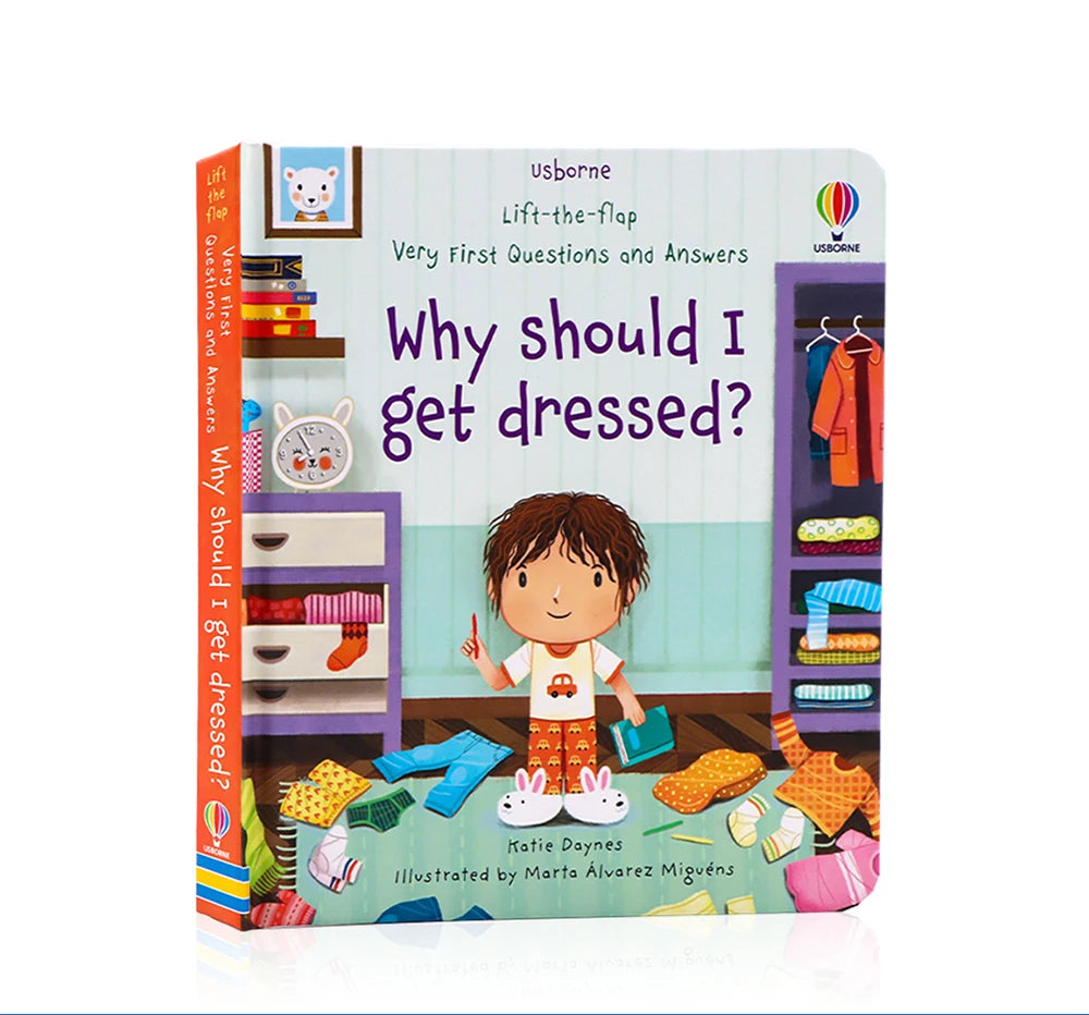 Usborne Lift-the-Flap Science Q&A Book – Montessori Educational Learning Toy for Curious Kids Age 3+