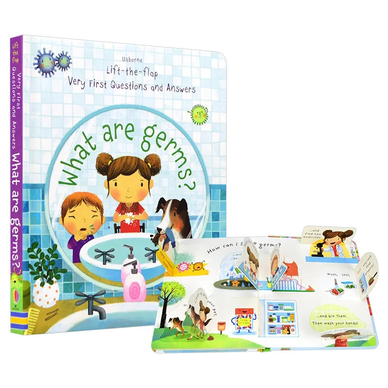 Usborne Lift-the-Flap Science Q&A Book – Montessori Educational Learning Toy for Curious Kids Age 3+