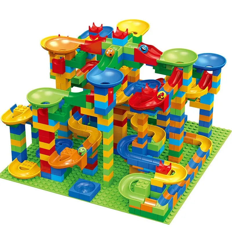 168-Piece DIY Marble Slide Block Set – Educational Toy for Creative Kids (Ages 12+)