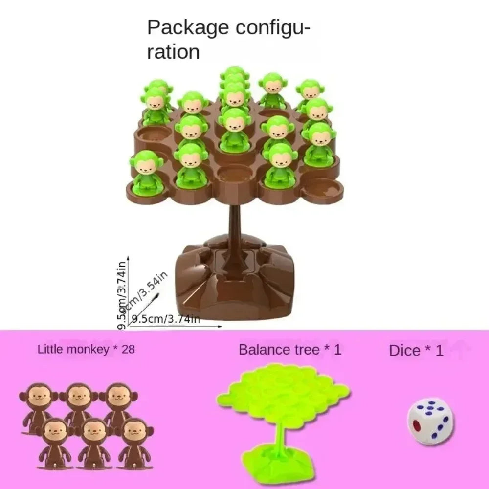 Creative Balancing Tree Toy, Digital Monkey Balance Scale, Educational Number Board Game Kids Learning Toys Montessori Math Toy