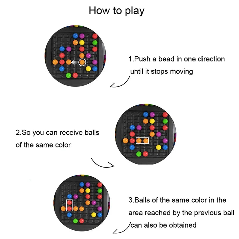 Rainbow Ball Matching Puzzle Game