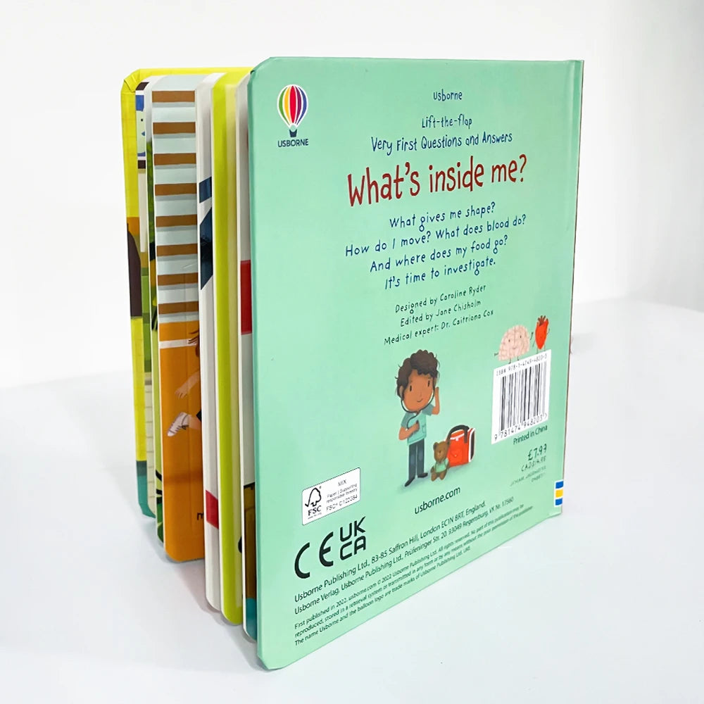 Usborne Lift-the-Flap Science Q&A Book – Montessori Educational Learning Toy for Curious Kids Age 3+