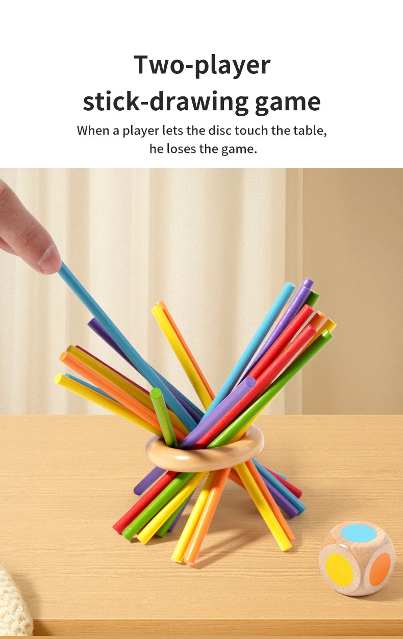 Montessori Tower of Pisa Balance Toy – Fine Motor & Counting Game