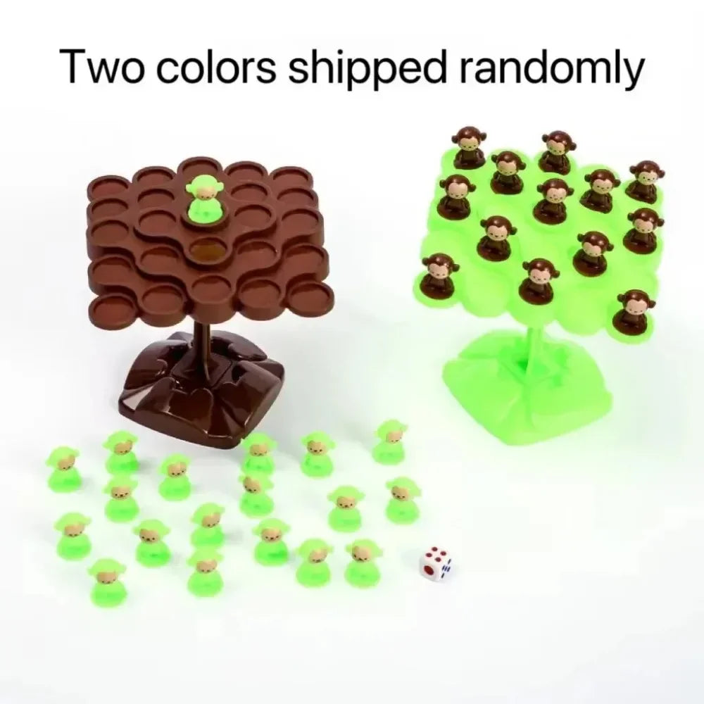 Creative Balancing Tree Toy, Digital Monkey Balance Scale, Educational Number Board Game Kids Learning Toys Montessori Math Toy