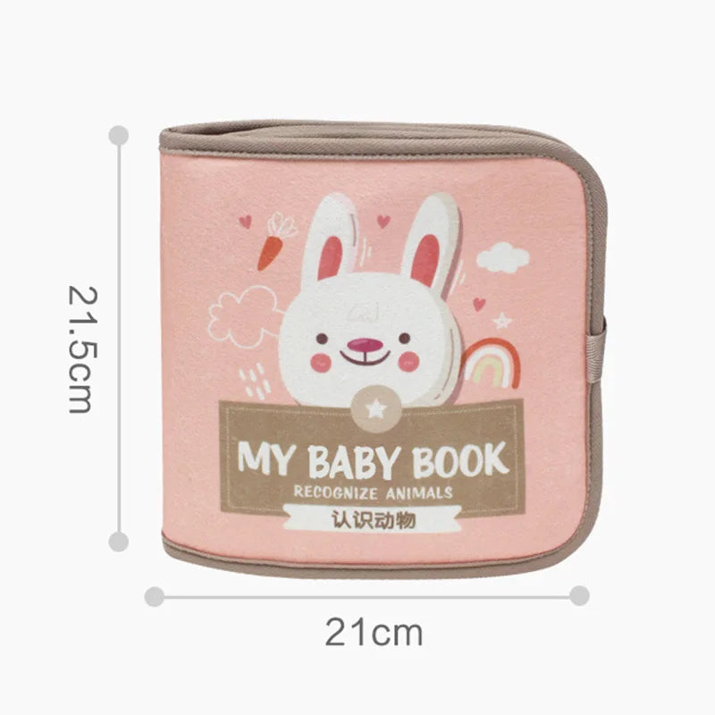 Quiet Busy Book for Toddlers Preschool Learning Activities with Life Skill Early Learning Developmental Travel Sensory Toy Gift