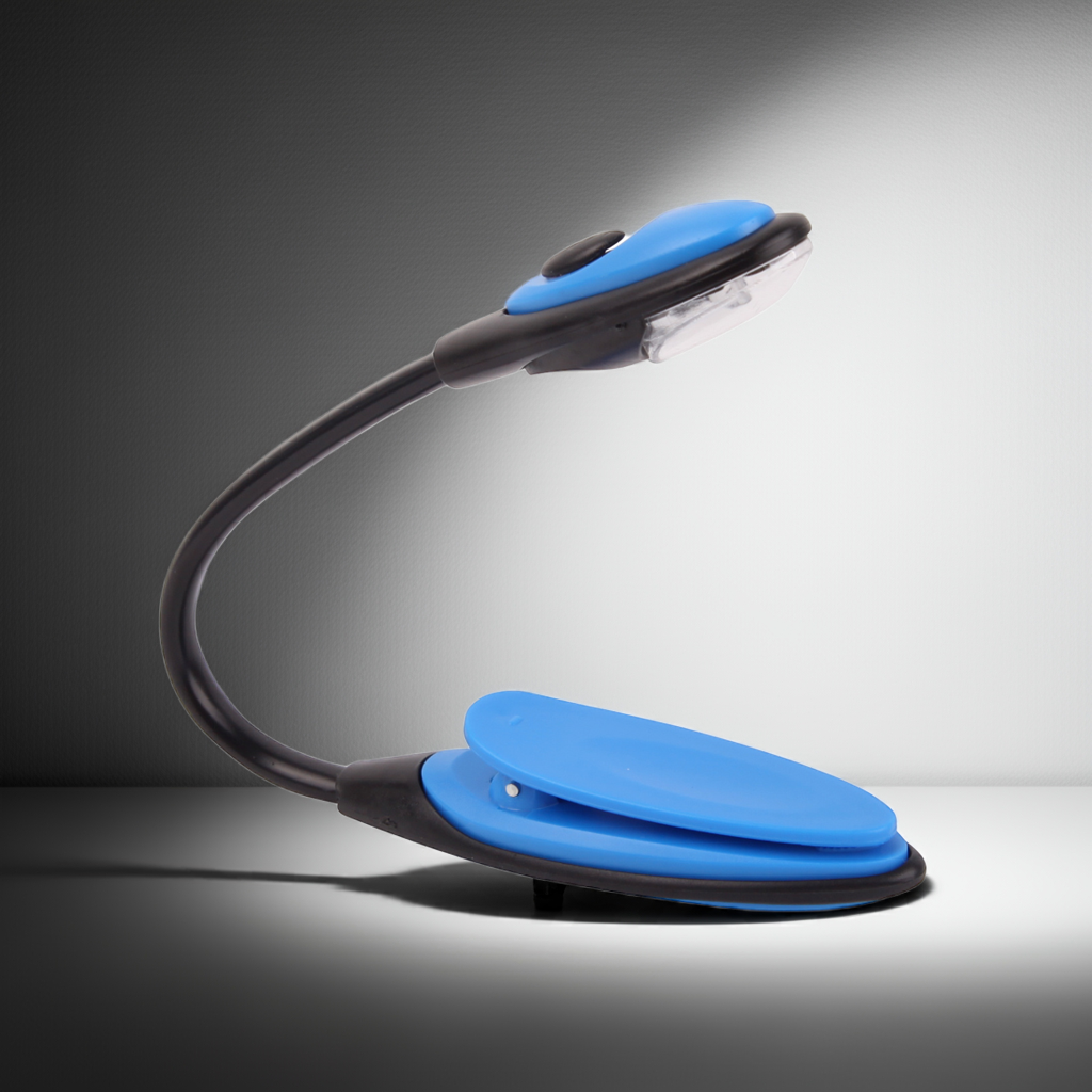LED Clip-On Reading Light – Portable Book Lamp for Night Reading