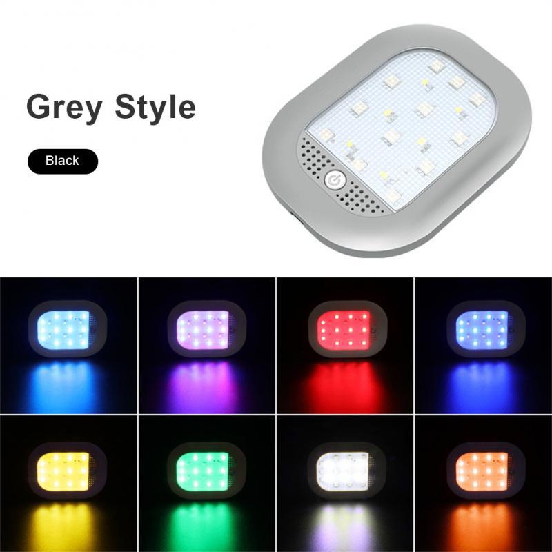 Universal LED Car Dome Light – Stick-On Interior Reading Lamp (3 Colors)