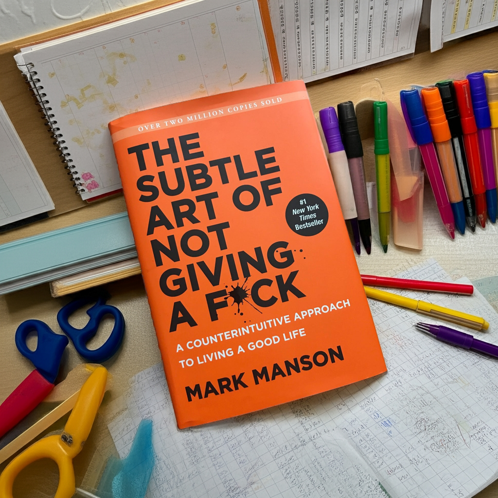 The Subtle Art of Not Giving a Fck by Mark Manson Life-Changing Bestseller