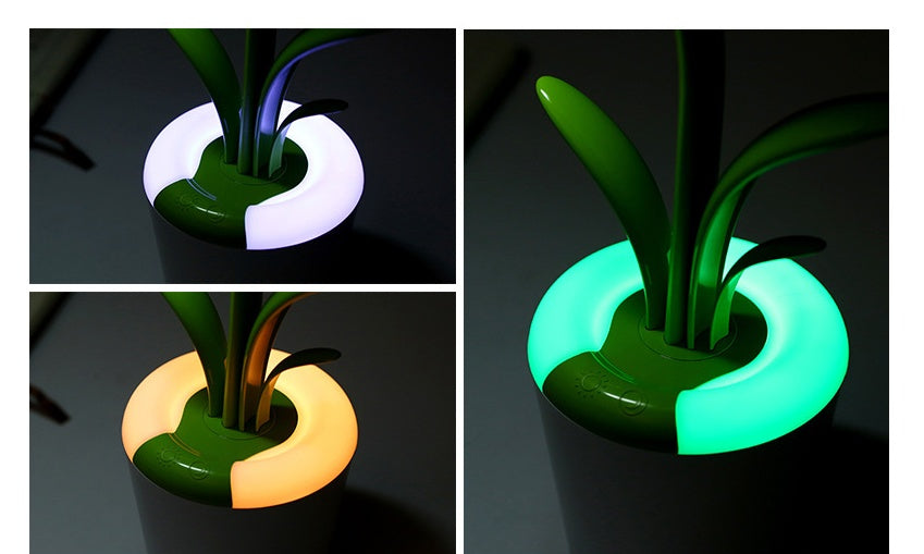 USB Rechargeable LED Desk Lamp – Touch Control Eye-Care Night Light
