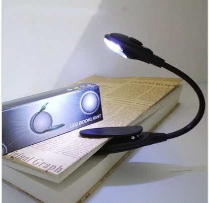 LED Clip-On Reading Light – Portable Book Lamp for Night Reading