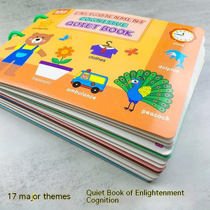 Montessori Quiet Book for Kids – 17 Themes of Cognitive & Digital Learning