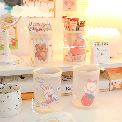 Kawaii Cartoon Bear Desk Organizer For Sale Affordable Aesthetic Home Decor