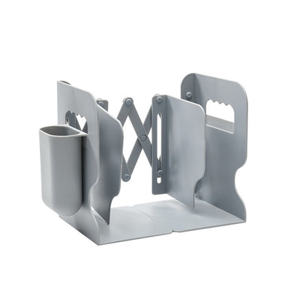 Retractable Bookends for Shelves
