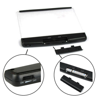 LED Flat Panel Bookmark Reading Light – Portable, Eye-Care Night Lamp for Books & Study