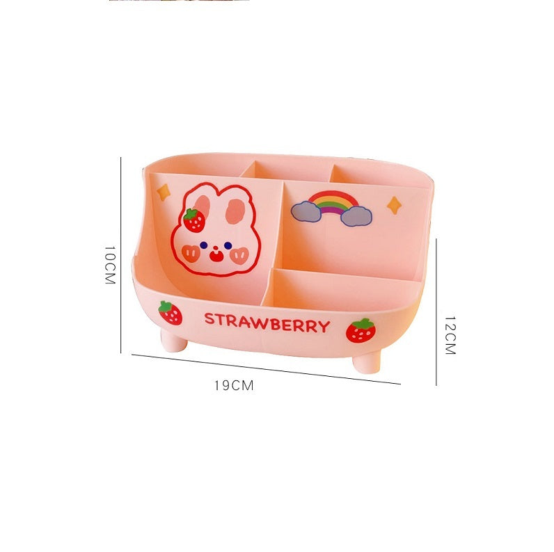 Cute Desktop Pen Holder & Storage Box – Stylish & Practical Desk Organizer