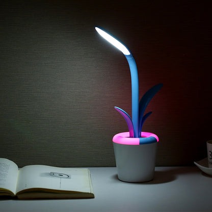 USB Rechargeable LED Desk Lamp – Touch Control Eye-Care Night Light