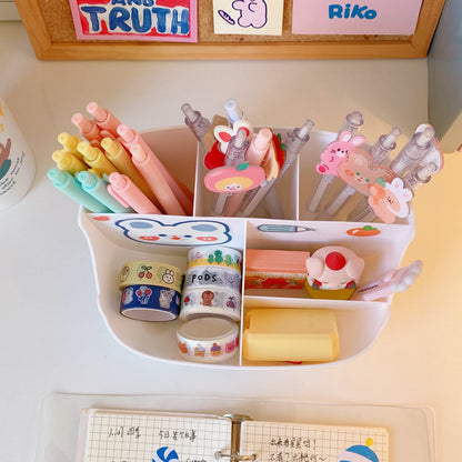 Cute Desktop Pen Holder & Storage Box – Stylish & Practical Desk Organizer