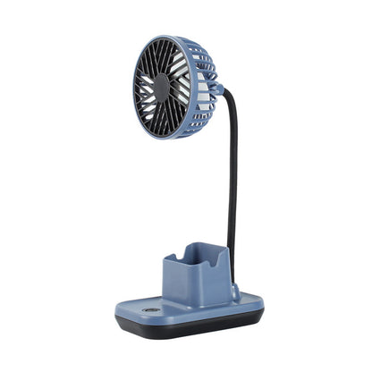 Simple USB Charging Fan Desktop Pen Holder