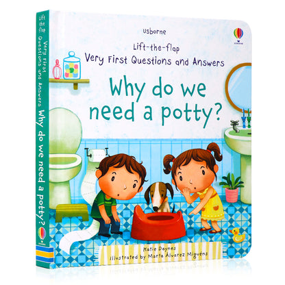 Usborne Lift-the-Flap Science Q&A Book – Montessori Educational Learning Toy for Curious Kids Age 3+