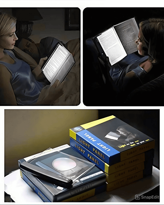 LED Flat Panel Bookmark Reading Light – Portable, Eye-Care Night Lamp for Books & Study