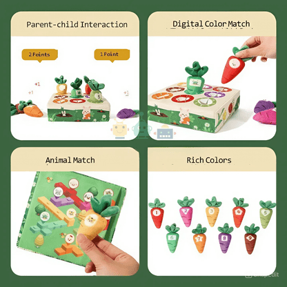 Montessori Baby Color Learning Toy – Fine Motor & Sensory Play (0–3Y)