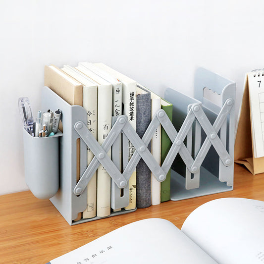 Retractable Bookends for Shelves