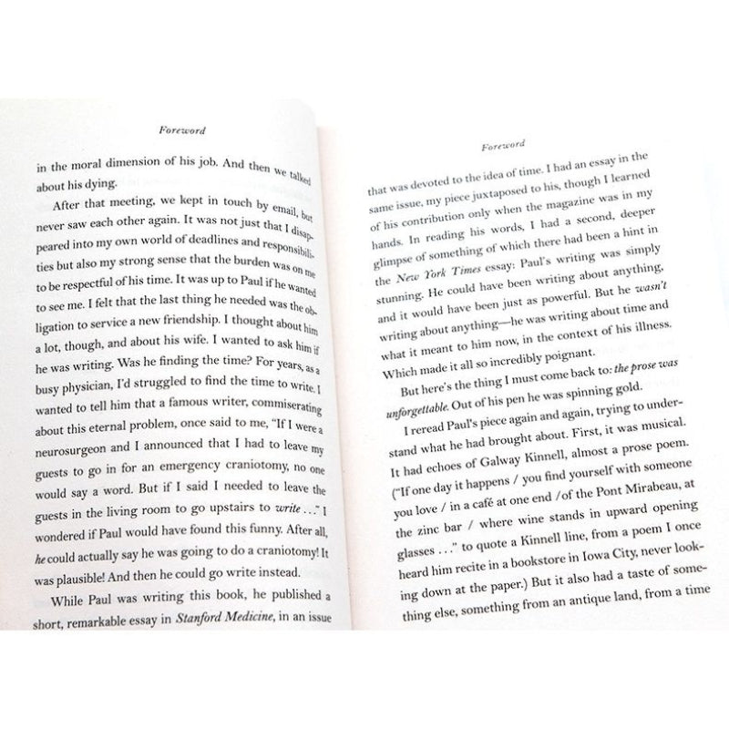 When Breath Becomes Air by Paul Kalanithi Life Legacy Memoir Bestseller