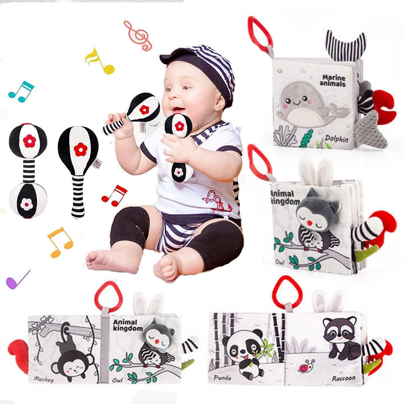 Black And White Cloth Book Toy