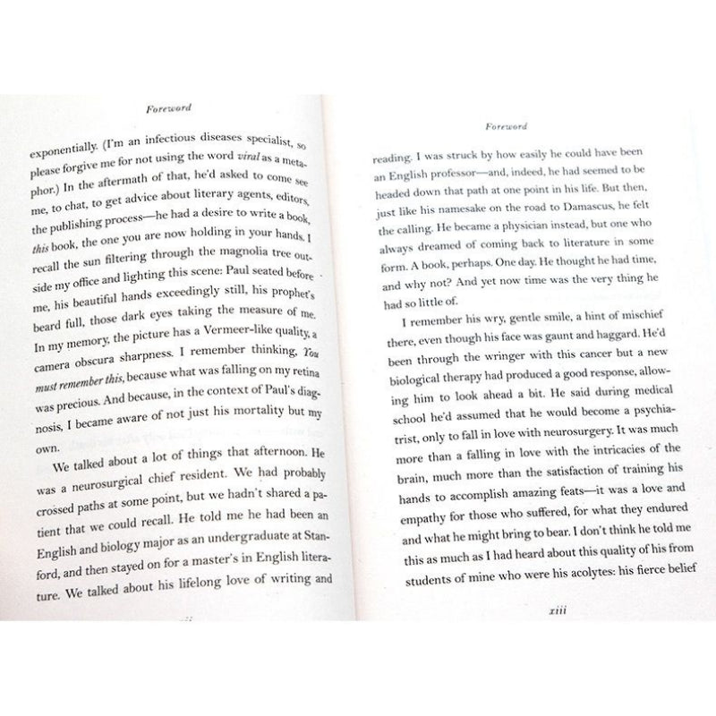 When Breath Becomes Air by Paul Kalanithi Life Legacy Memoir Bestseller