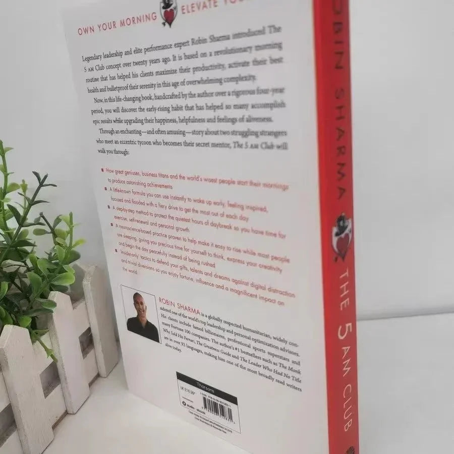 The 5AM Club by Robin Sharma – Morning Routine Blueprint for Peak Productivity