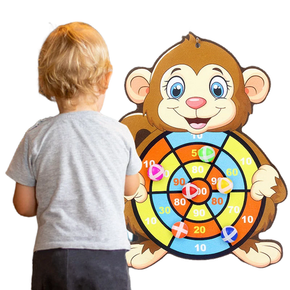 Montessori Dart Board Target Sports Game Toys For Children 4 To 6 Years Old Outdoor Toy Child Indoor Girls Sticky Ball Boys Gift