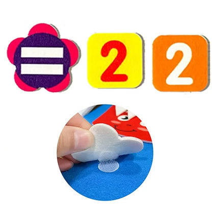 Montessori Felt Finger Counting Toy – Soft Math Learning for Toddlers