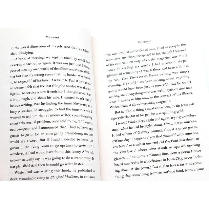 When Breath Becomes Air by Paul Kalanithi Life Legacy Memoir Bestseller