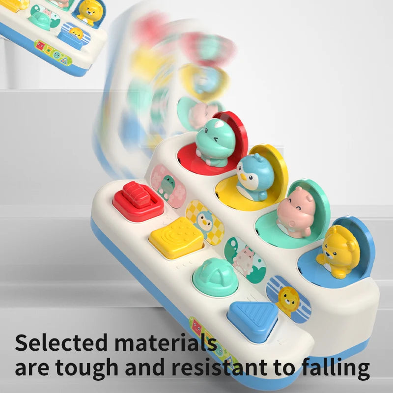 Montessori Baby Pop-Up Toy Fine Motor Skills & Sensory Learning