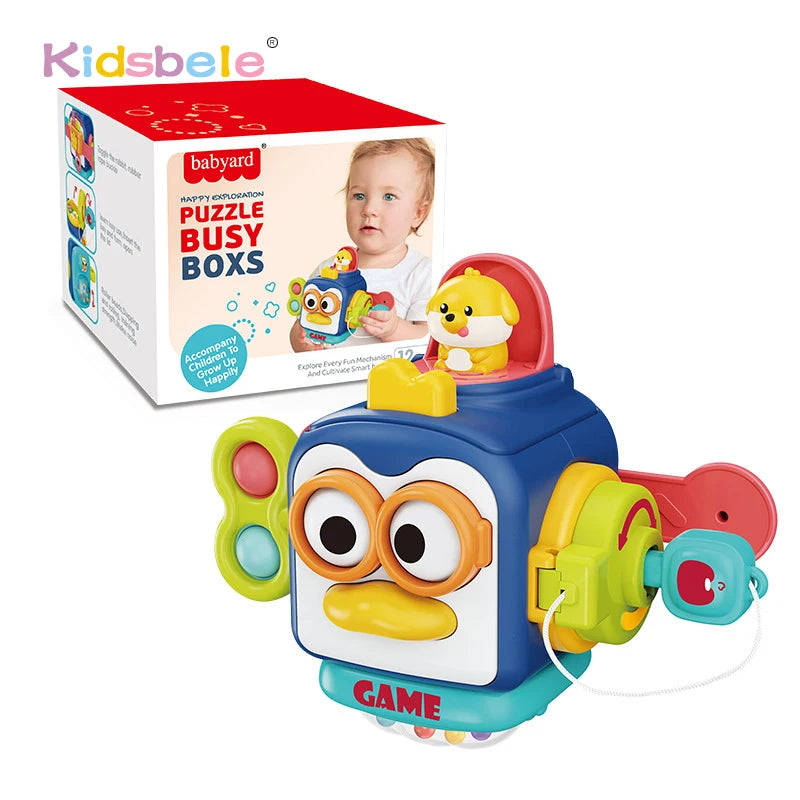 6-in-1 Montessori Penguin Toy – Toddler Learning Through Play